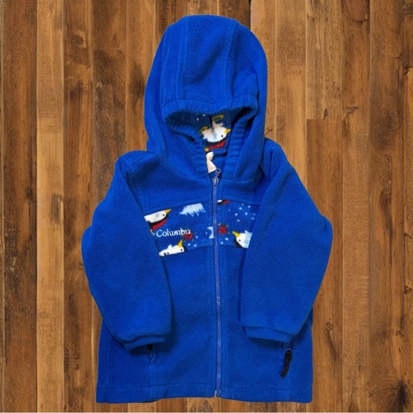 Columbia Other - 💙 Columbia Kids Fleece Jacket – Winter Graphic – Size 2T